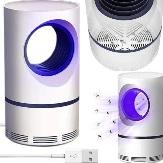 Lampa Owadobójcza UV Pułapka na Komary Muchy Ćmy USB Ultradźwiękowa