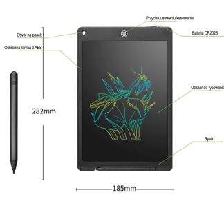 Tablet Graficzny do Rysowania Znikopis Tablica Notes dla Dzieci Multikolor