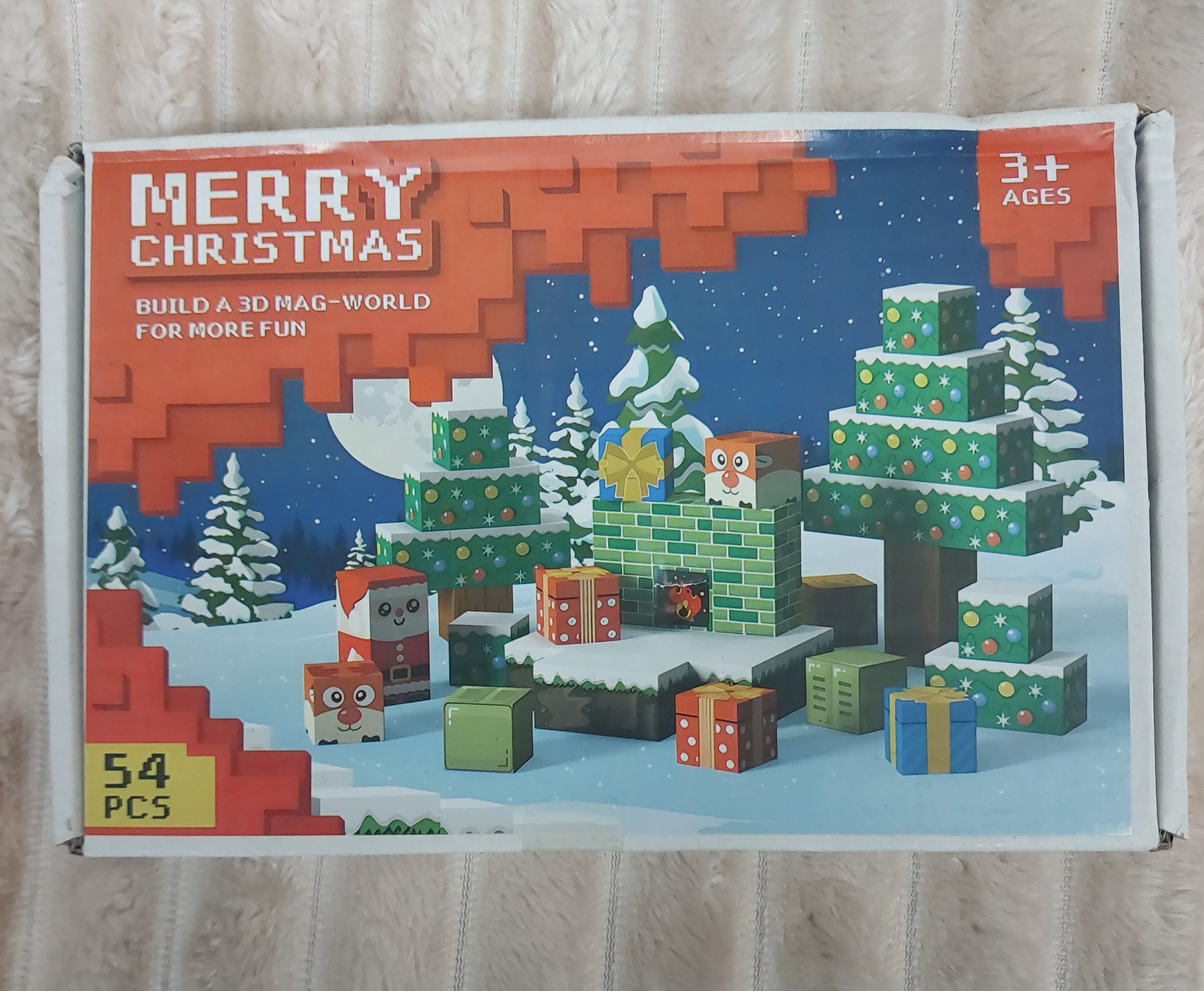 Klocki magnetyczne 54 el.